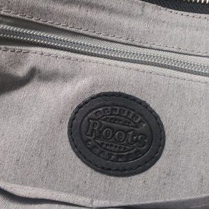 Almost new Jet Black Roots handbag